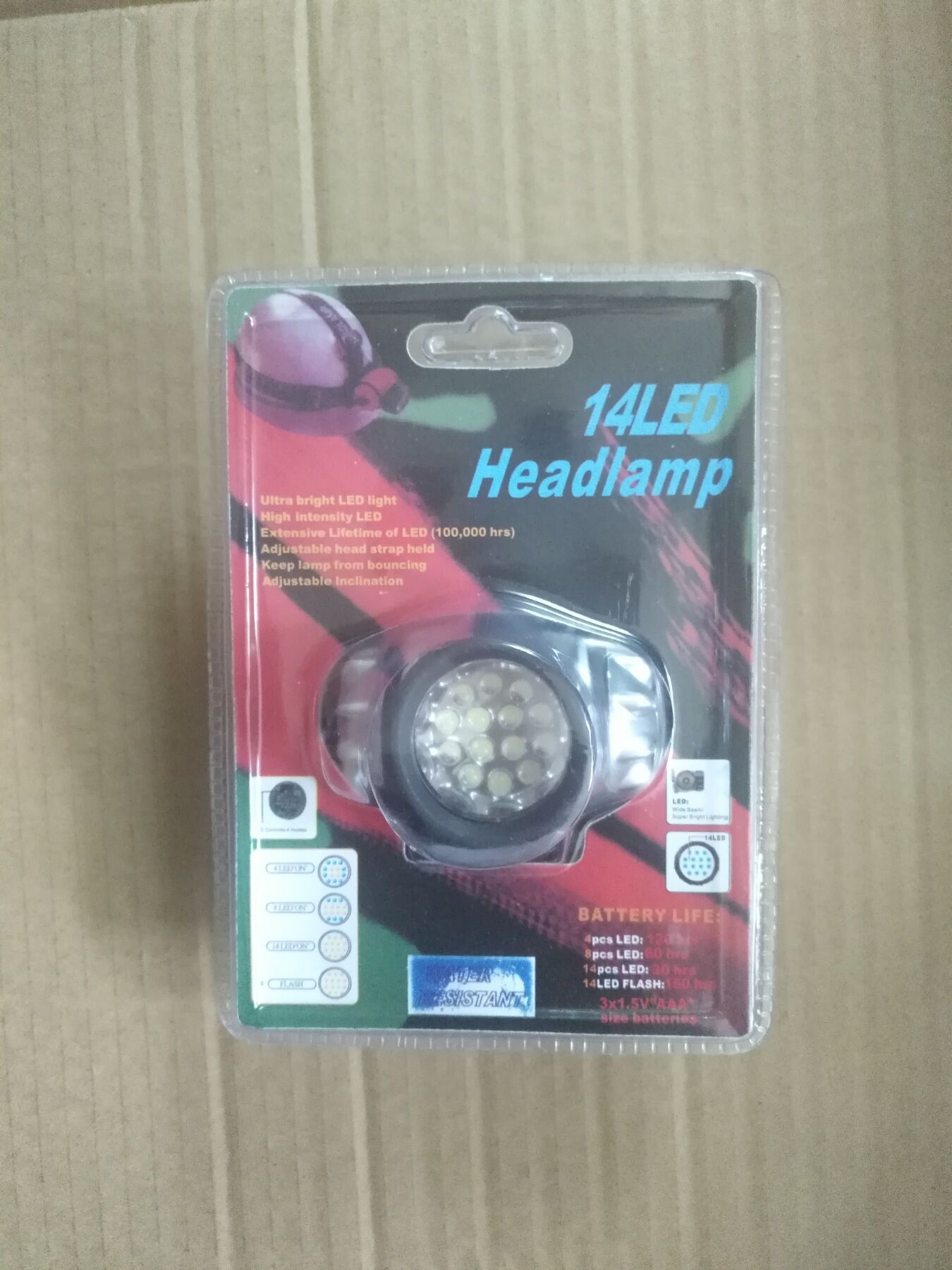 Picture of Factory direct 7,9,12,14,19.21,23LED headlights outdoor fishing camping equipment strong miner's lamp