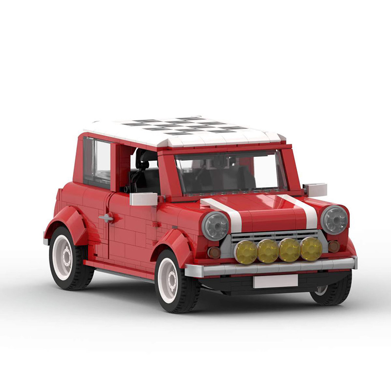 Picture of Compatible with Lego MOC-78551 Mini Cooper Rally MOD puzzle domestic building blocks intelligence car model