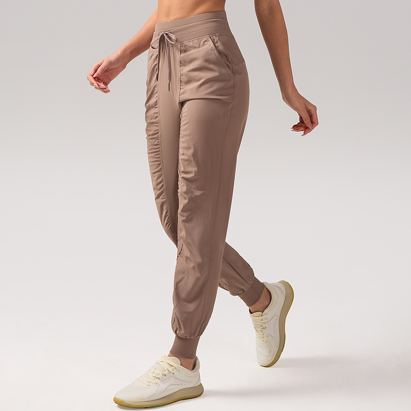 Picture of High-Waisted Loose Quick-Dry Sports Pants for Women, High-Elastic Long Pants, Casual Jogger Sweatpants, Yoga Pants, Breathable Fitness Running