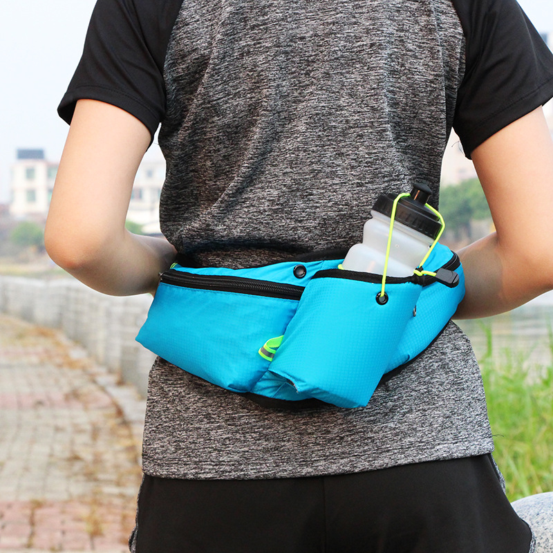 Picture of Sports Waist Bag for Men and Women, Multifunctional Running Water Bottle, Marathon Waterproof 6.5inch Mobile Phone Fitness Bag with Custom Printed Logo