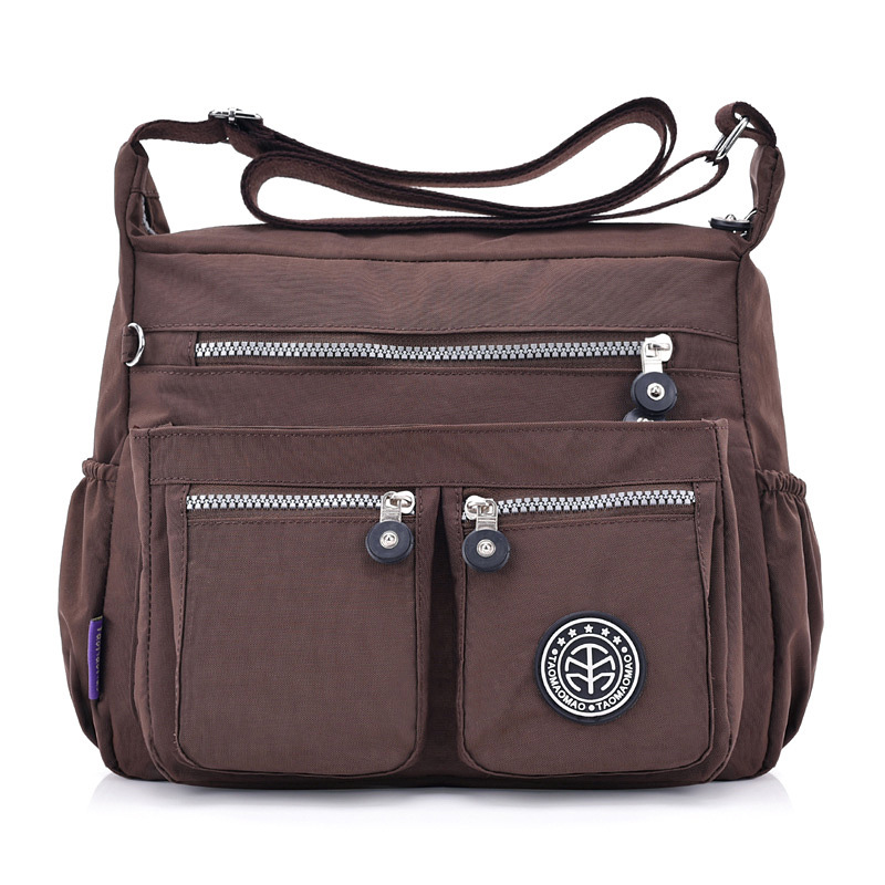 Picture of One-Piece Hair Simple All-Match Shoulder Bag Women's Waterproof Nylon Cloth Bag Casual Large Capacity Lightweight Travel Crossbody Bag