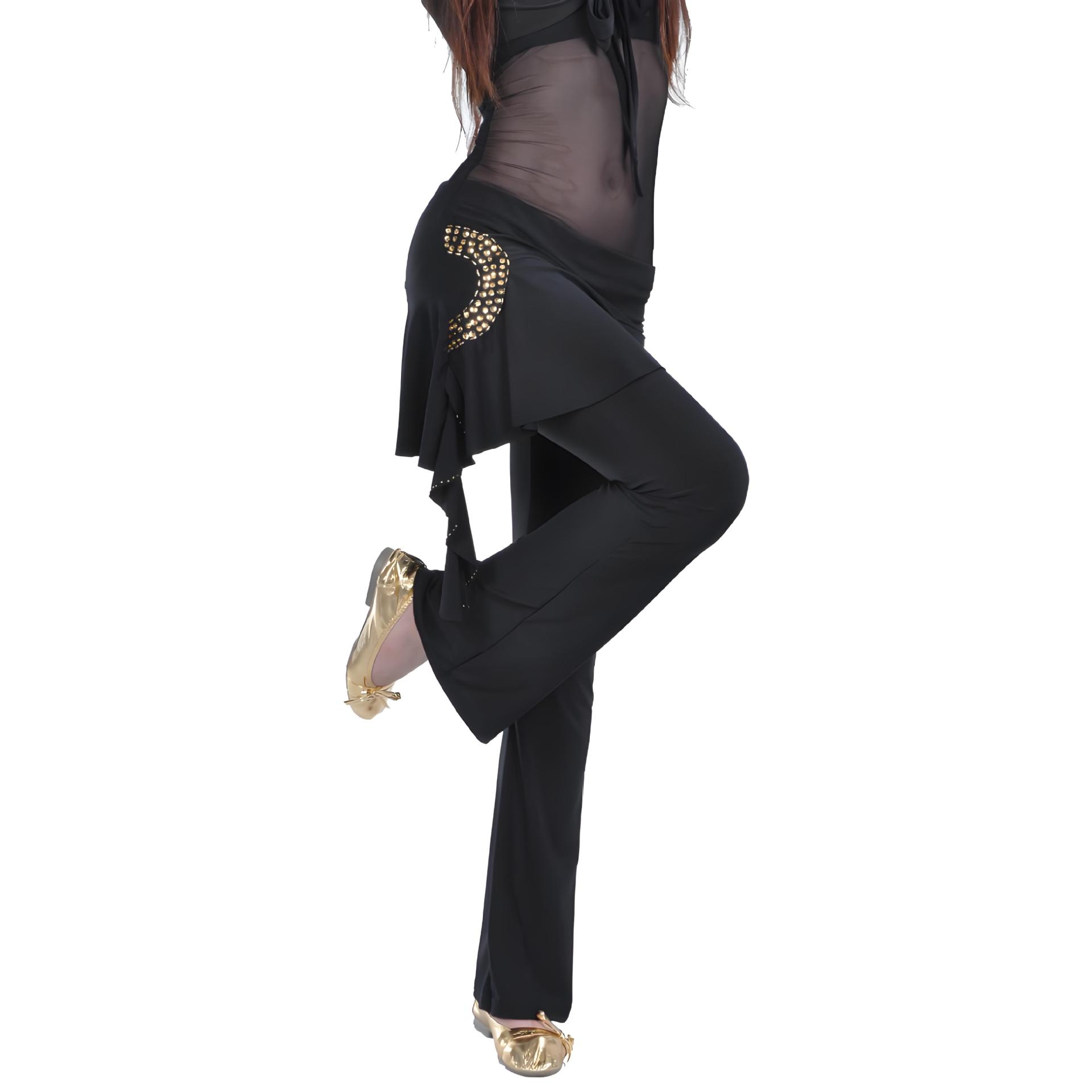 Picture of 03# Culottes Belly Dance Pants/Latin Dance Pants Square Dance Pants Latin Dance Culottes Latin Pants Skirt