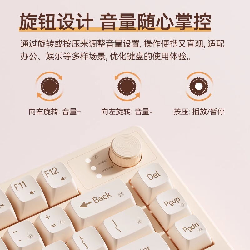 Picture of Ultra-quiet gaming keyboard wired film mechanical hand feeling e-sports girls office computer notebook typing
