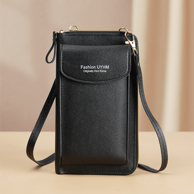 Picture of New Mobile Phone Bag for Women, Fashionable and Versatile Korean Style Mini Shoulder Bag for Students, Large Capacity, Multi-Card Slot Wallet, Card Holder for Women