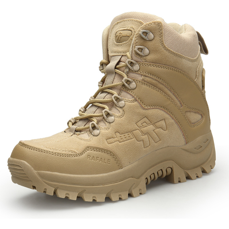 Wholesale Autumn Foreign Trade Large Size High-Top Outdoor Combat Boots Delta Hiking Shoes Camping Desert Boots Military Tactics
