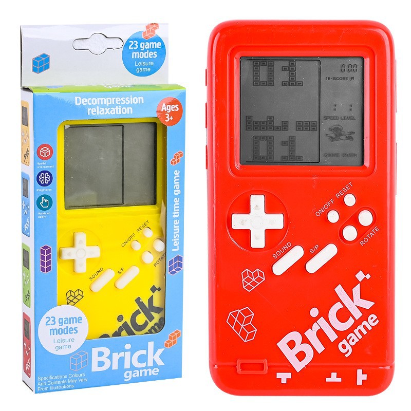 Picture of New game console handheld Tetris game console large screen development intelligence educational toy model cross-border