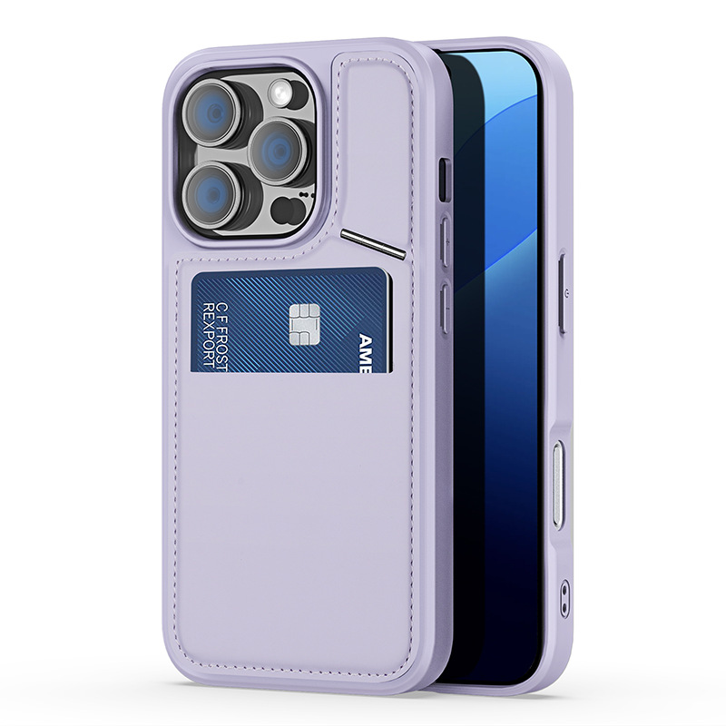 Picture of For iPhone16 multi-functional mobile phone case Magsafe three-in-one magnetic bracket Apple 16 back shell wholesale