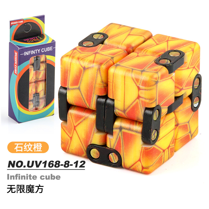 Picture of Source manufacturers infinite Rubik's Cube uv printing infinite folding decompression Rubik's Cube new strange fingertip toy second-order Rubik's Cube