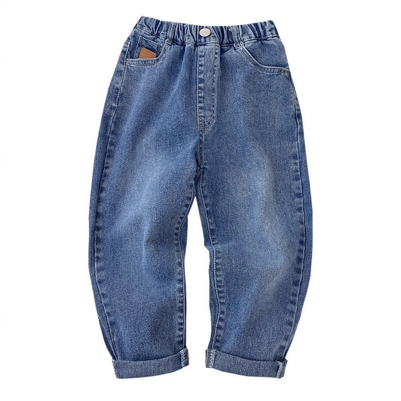Picture of Boys' Velvet Pants, Autumn and Winter Jeans, Autumn Clothing, 2025 New Kidsren's All-In-One Velvet Pants, Big Kidsren's Pants, Trendy
