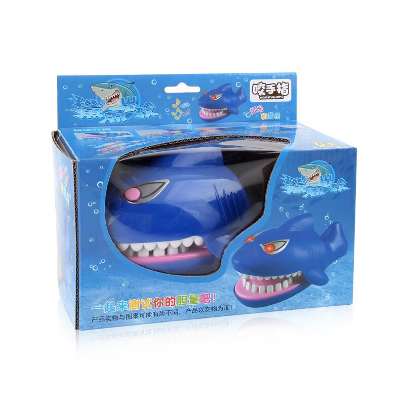 Picture of Desktop Game Tricky Hand Biting Crocodile Shark Biting Finger Big Shark Evil Dog Trick Novelty Toy