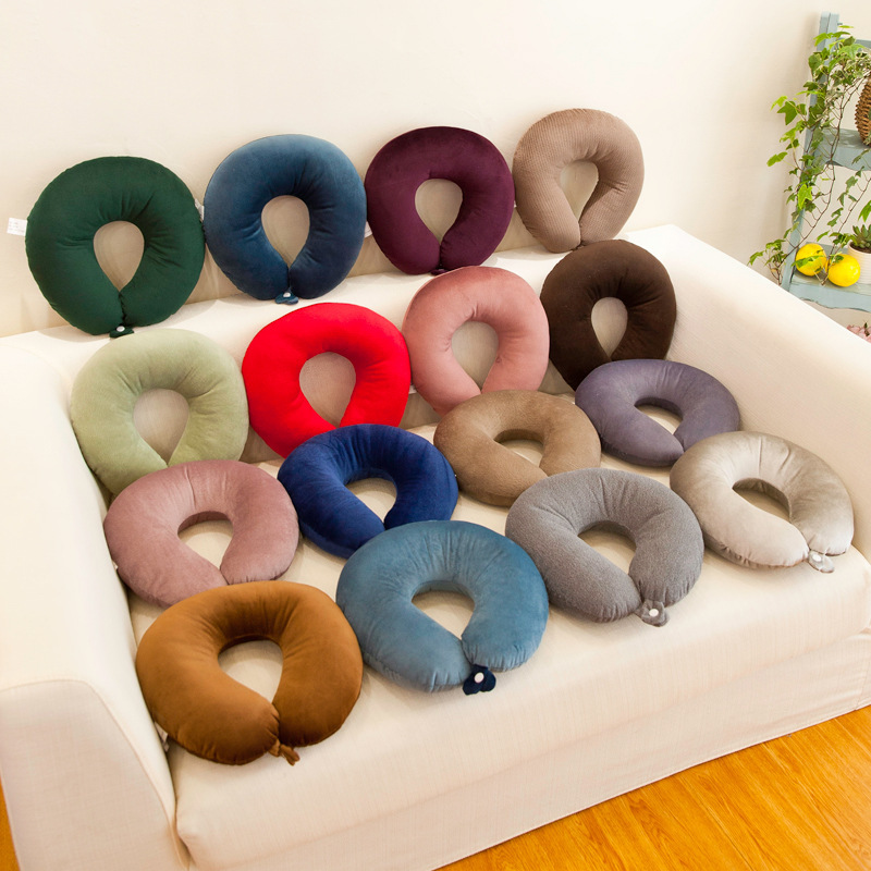 Picture of Foreign trade U-shaped pillow plush toy pillow creative car pillow office nap pillow neck pillow birthday gift wholesale