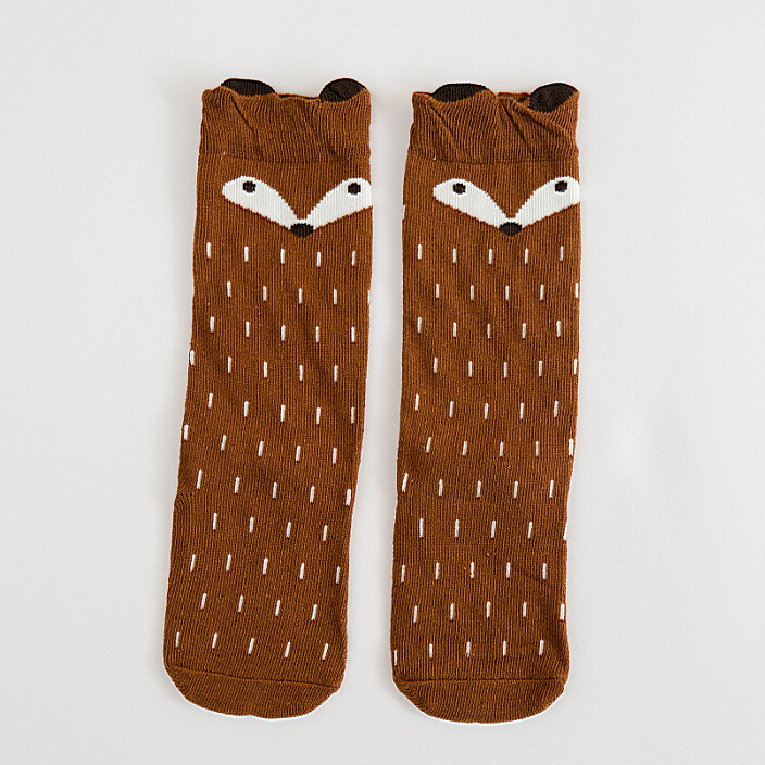 Picture of Children's High Socks, Children's Fox, Cute Baby Cotton Socks, Three-Dimensional Panda Cartoon Socks Wholesale
