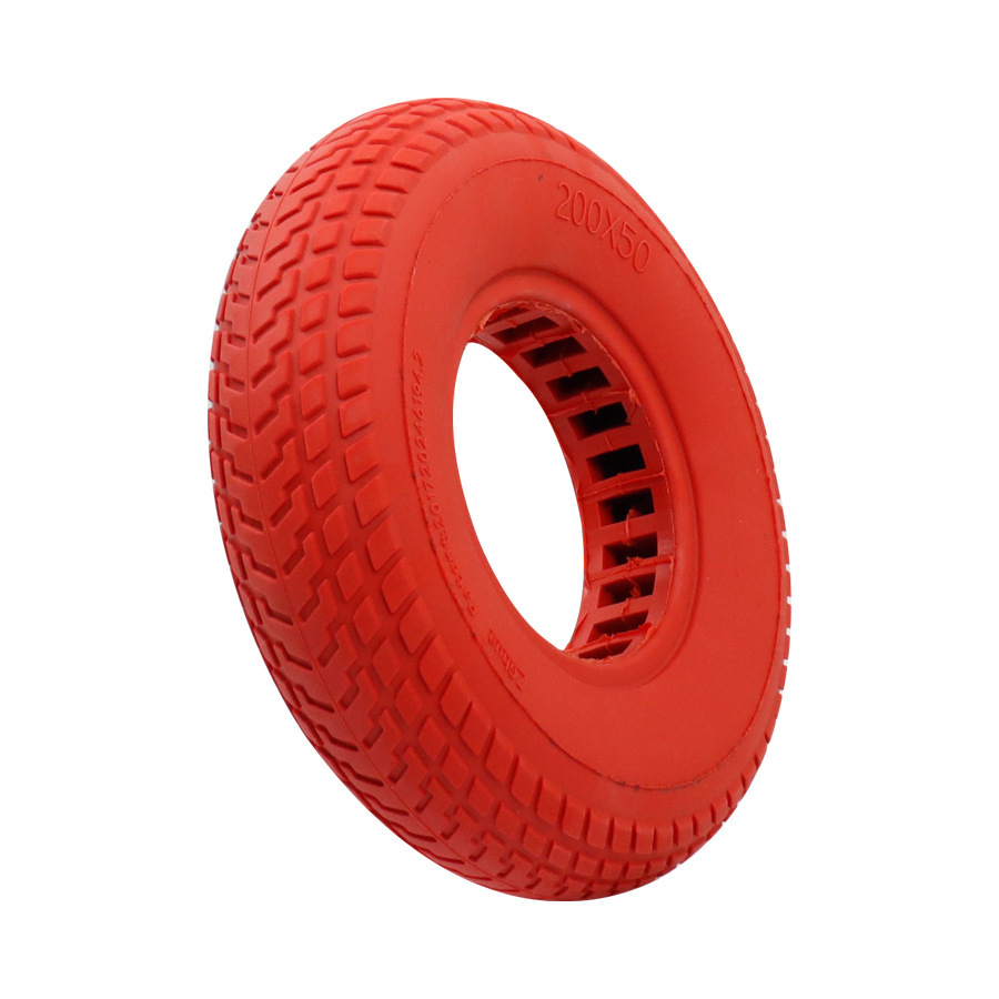Picture of Suitable for millet 8 inch tire rubber millet hollow solid tire inflatable wheel a generation of hair