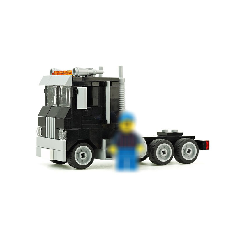 Picture of MOC blocks compatible with Lego small particles creative series road truck head patchwork toy 15602 toy