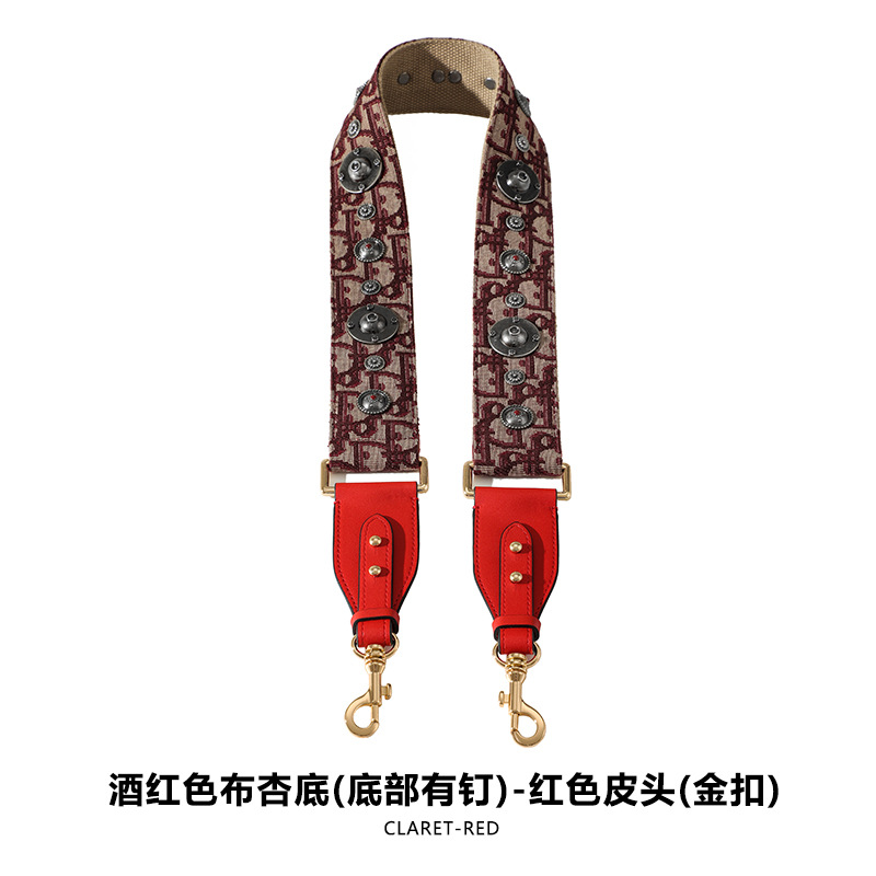 Picture of Mahuangshi MHS-F-66 Wide Bag with Canvas Shoulder Strap Shoulder Crossbody Cowhide Bag Accessories Bag Strap Comfortable D