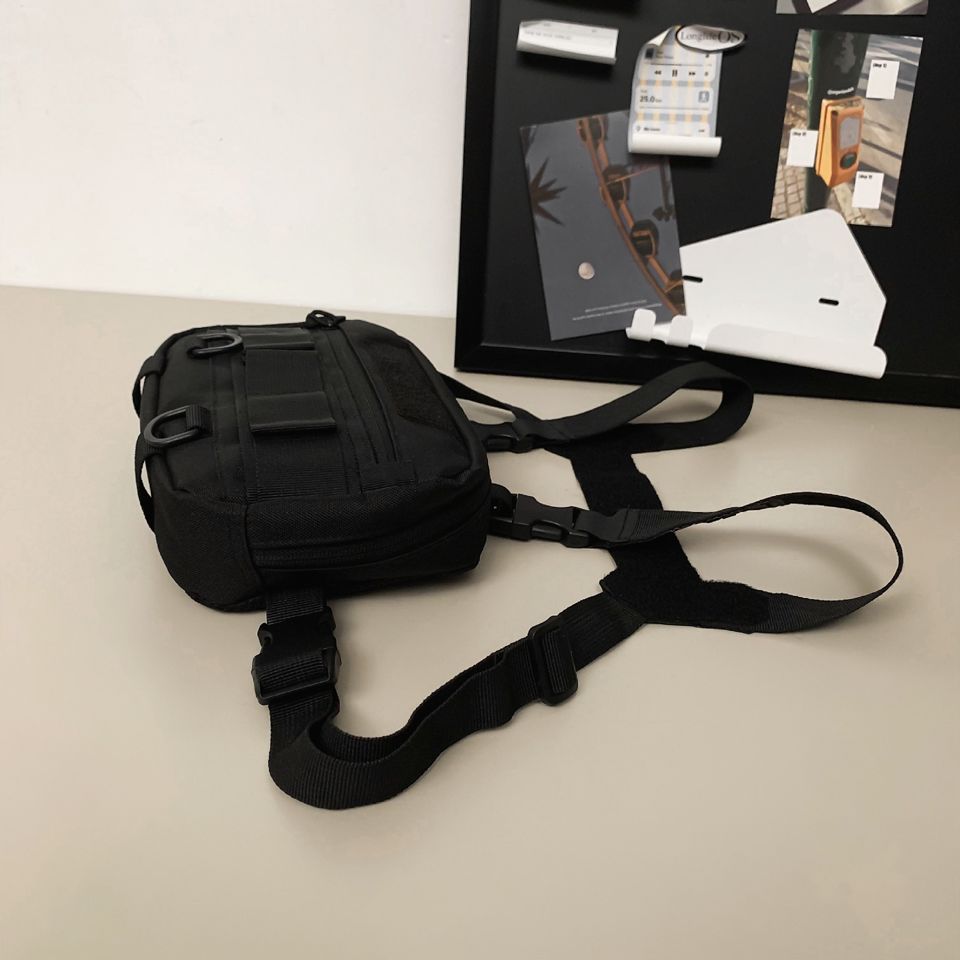 Picture of New Luya Bag Tactical Chest Bag Men's Chest Bag Trendy Brand Waist Bag Multifunctional Outdoor Cycling Sports Vest Hanging Bag