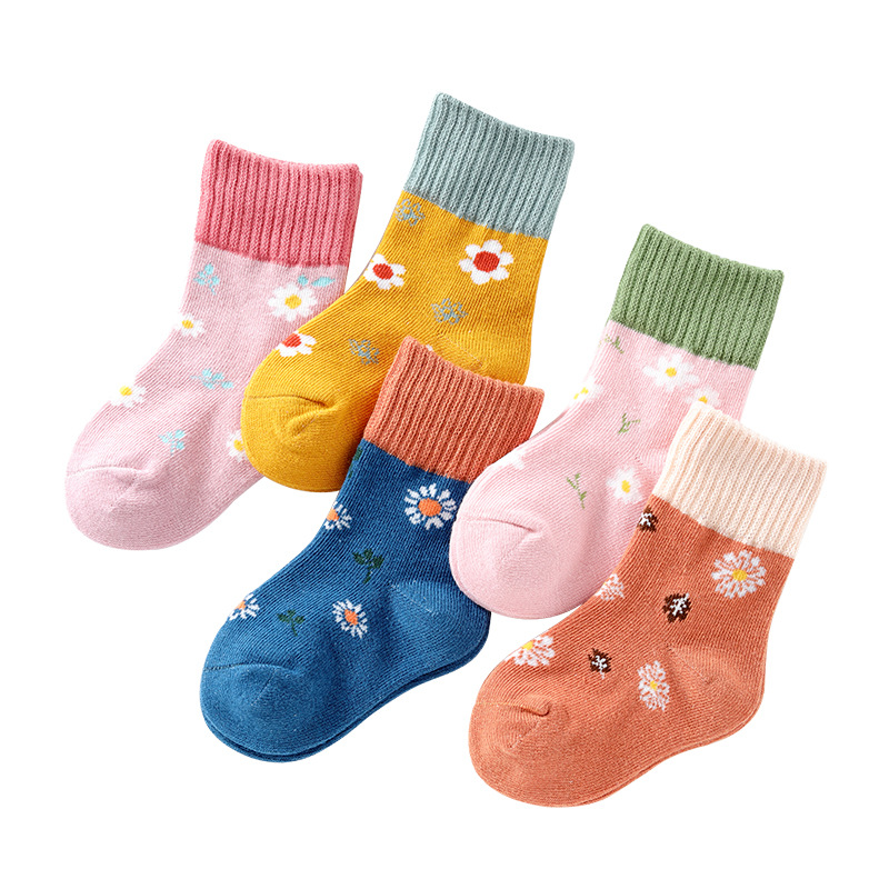 Picture of Cartoon children's socks girls 1-3 years old boys new children's socks baby autumn spring socks winter baby boneless