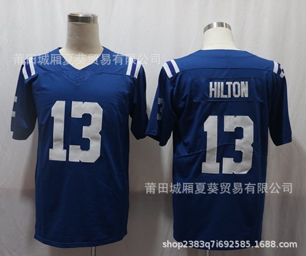 Picture of NFL American Rugby Colts2#Wentz13#Hilton12#17#25# Legendary II