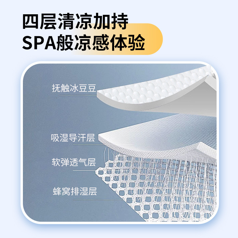 Picture of Stroller Mat Safety Seat Cool Mat Summer Stroller Seat Cushion Baby Walking Artifact Baby Dining Chair Stroller Mat
