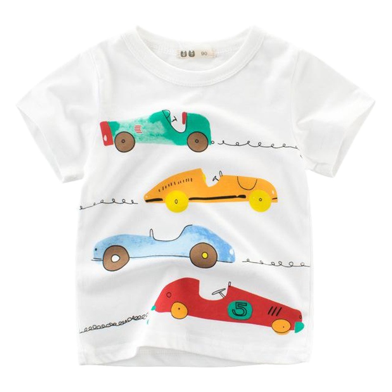 Children's Clothing Summer Clothing New 2025 Kidsren's Short-Sleeved Boys' T-Shirts Baby Tops Dropshipping Manufacturers Wholesale