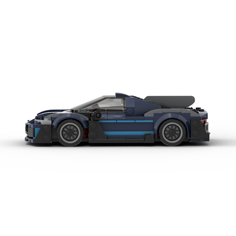 Picture of MOC building blocks are suitable for assembling and riding Mercedes-Benz AMG ONE Super Racing boy speed series 8-cell car model