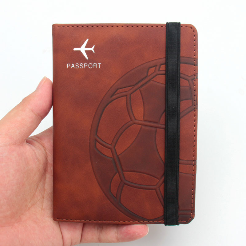 Picture of RFID anti-magnetic football Passbook holder Qatar World Cup air ticket holder multi-card seat strap travel Passbook Holder