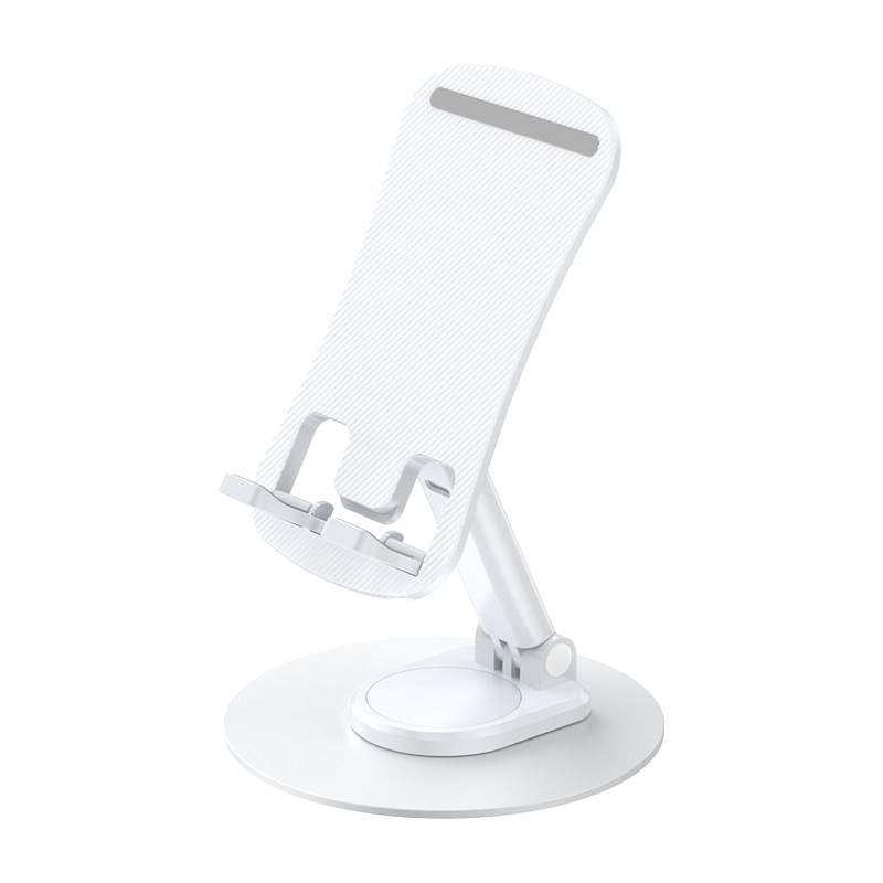 Picture of Mobile phone bracket desktop live support 360 degree rotatable chase drama lazy flat folding metal overhead wholesale