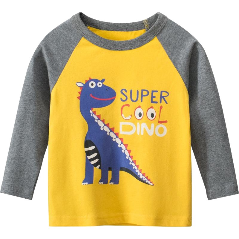 27kids brand children's clothing Autumn New Korean version of boys bottoming shirt children's long sleeve T-shirt wholesale a substitute