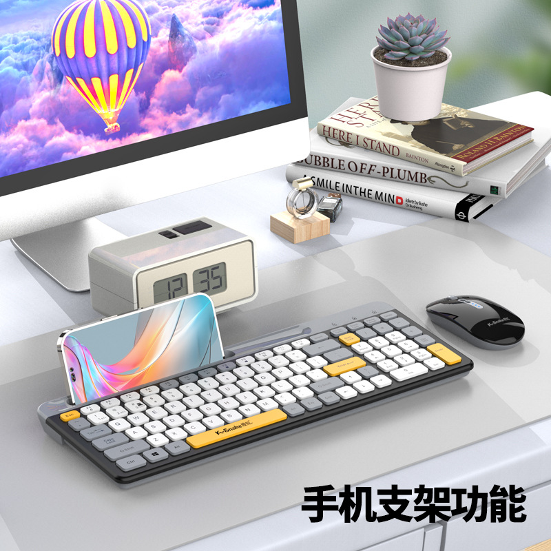 Picture of Viper K100 Wireless Bluetooth Dual-mode Keyboard Chocolate Laptop Phablet Universal Cross-border