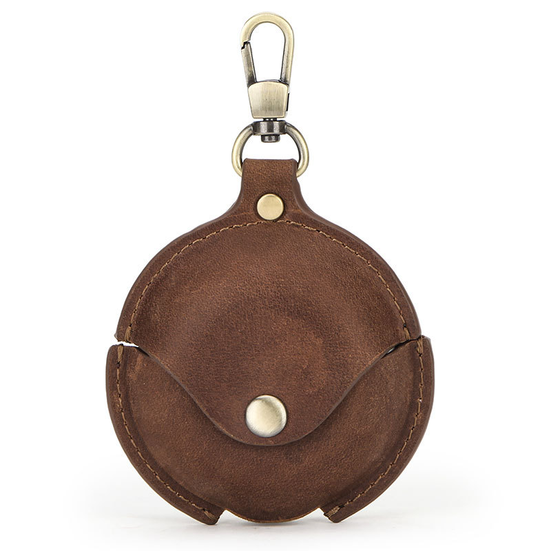 Picture of Suitable for Huawei freebuds3 Protective Case Crazy Horse Leather Hook Convenient Huawei 3rd Generation Wireless Bluetooth Headphone Case
