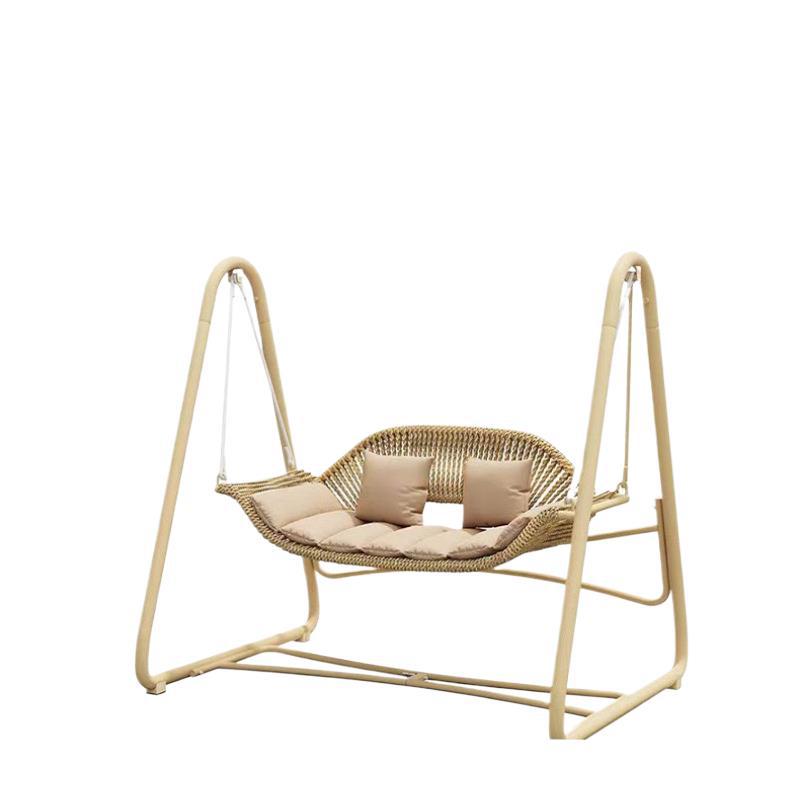 Picture of Outdoor Swing Hanging Chair Villa Courtyard Garden Rocking Chair Terrace Balcony Bed and Breakfast Lounge Chair Internet Celebrity Outdoor Double Hammock