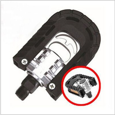 Picture of Bicycle pedal generation driving lithium car Mountain bike aluminum alloy pedal foldable ball pedal bicycle accessories