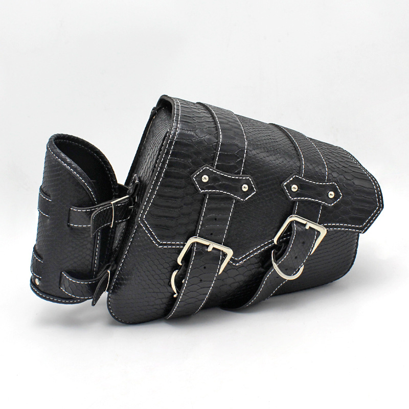 Picture of Motorcycle Bag Harley Motorcycle Side Bag PU Side Hanging Bag Harley Prince Triangle Bag Tool Knight Bag