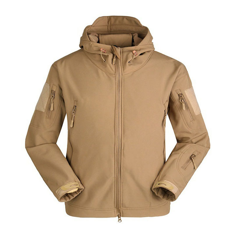 Picture of Shark skin soft shell assault coat size tactical military fans windproof warm outdoor mountaineering suit a generation of hair