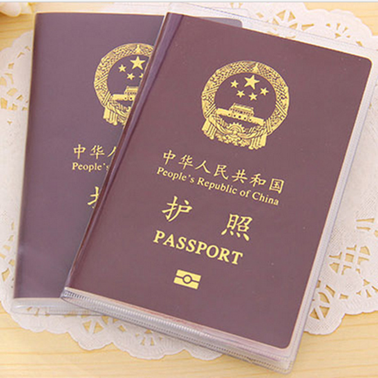 Picture of Passport Cover, Travel Passport Holder, Document Bag, Frosted Transparent Passport Cover, Document Passport Protective Cover, Passport Holder