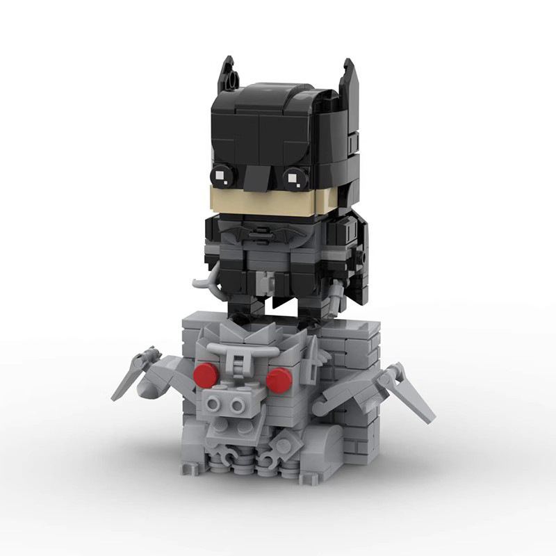 Picture of MOC puzzle 8-12 years old modified transformation creative peripheral Star Wars building blocks Batman assembling Model square head