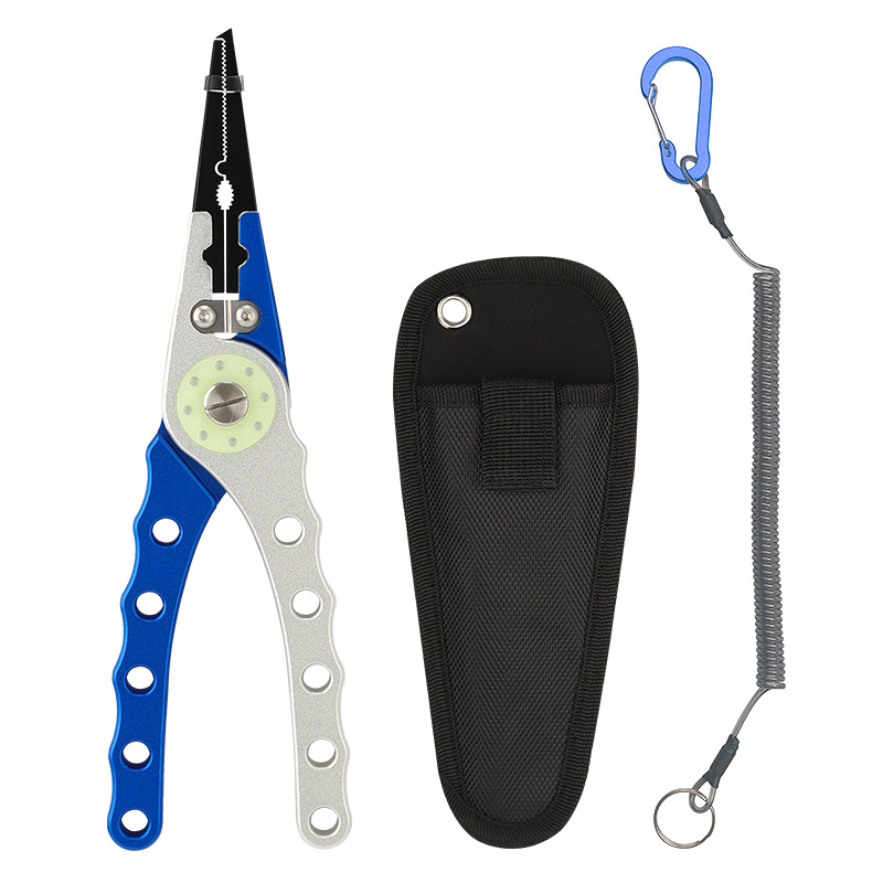 Picture of Aluminum alloy die-casting multifunctional road forceps portable lock fishing tongs fish controller road forceps suit manufacturers in stock