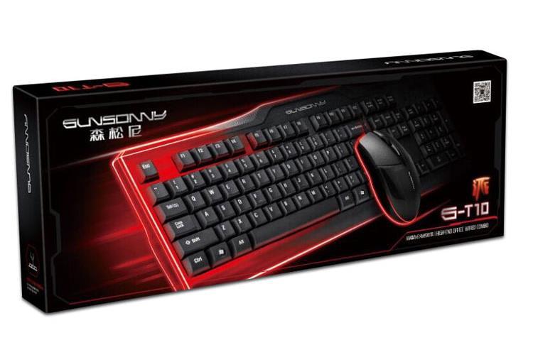 Picture of Sensoni USB wired keyboard and mouse set home keyboard practical business office desktop notebook Universal