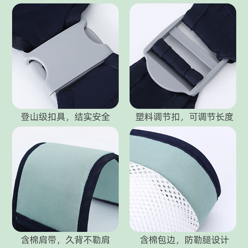 Picture of Baby Newborn Children's Waist Stool Baby Strap Front Hug Out Back Towel Lightweight Multifunctional Summer Baby Hug Artifact