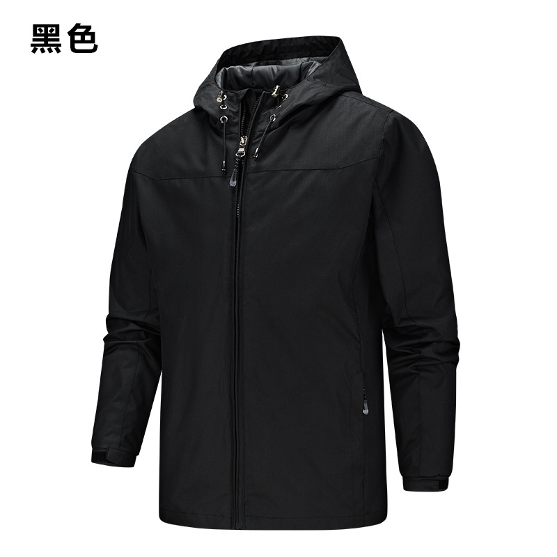 Picture of Outdoor Men's Rush Clothes Spring and Autumn Thin Windproof Waterproof Breathable Sportswear Soft Shell Couple's Rush Coat
