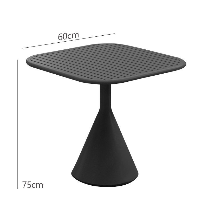 Picture of Internet Celebrity Courtyard Outdoor Tables and Chairs Commercial Restaurant Milk Tea Shop Outdoor Seat Table Balcony Open-Air Table and Chair Set