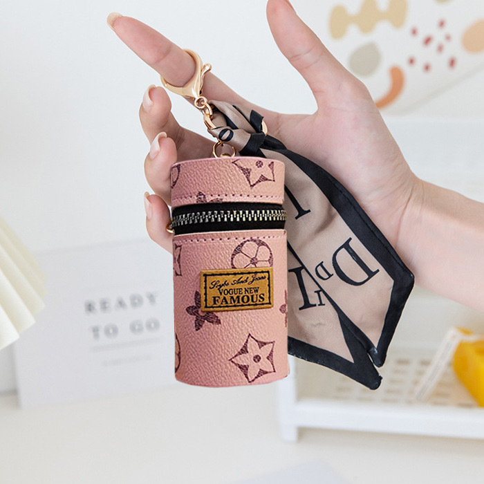 Picture of Bags for Women 2025 New Retro Presbyopia Leather Keychain Leather Mini Lipstick Bag Qiao Headphones Coin Pendant Bag
