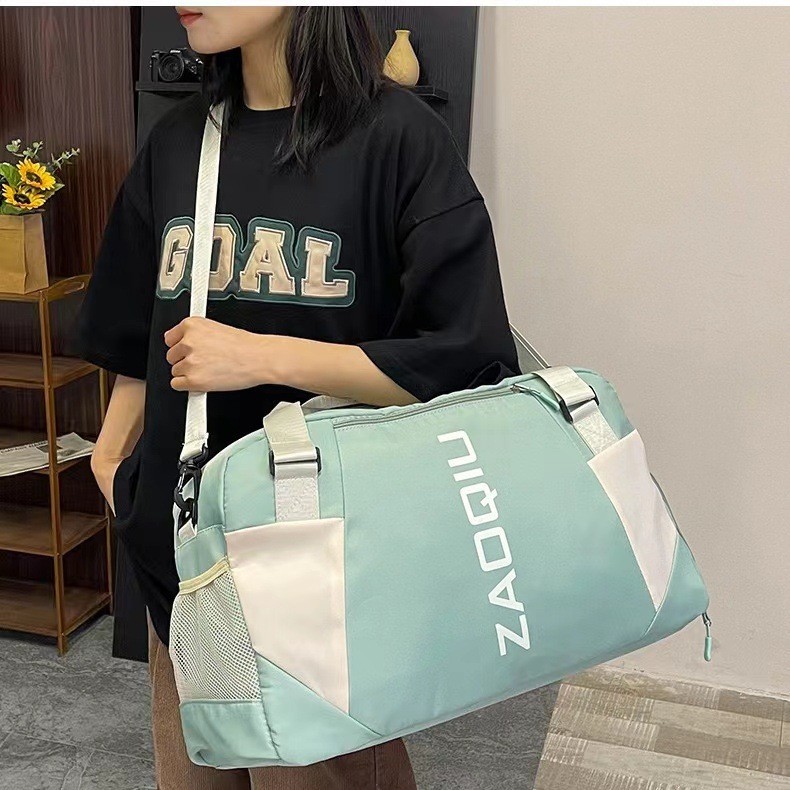 Picture of Leisure Fitness Travel Bag Women's Short-distance Travel Portable Luggage Bag New Dry and Wet Separation Yoga Bag Fitness Bag
