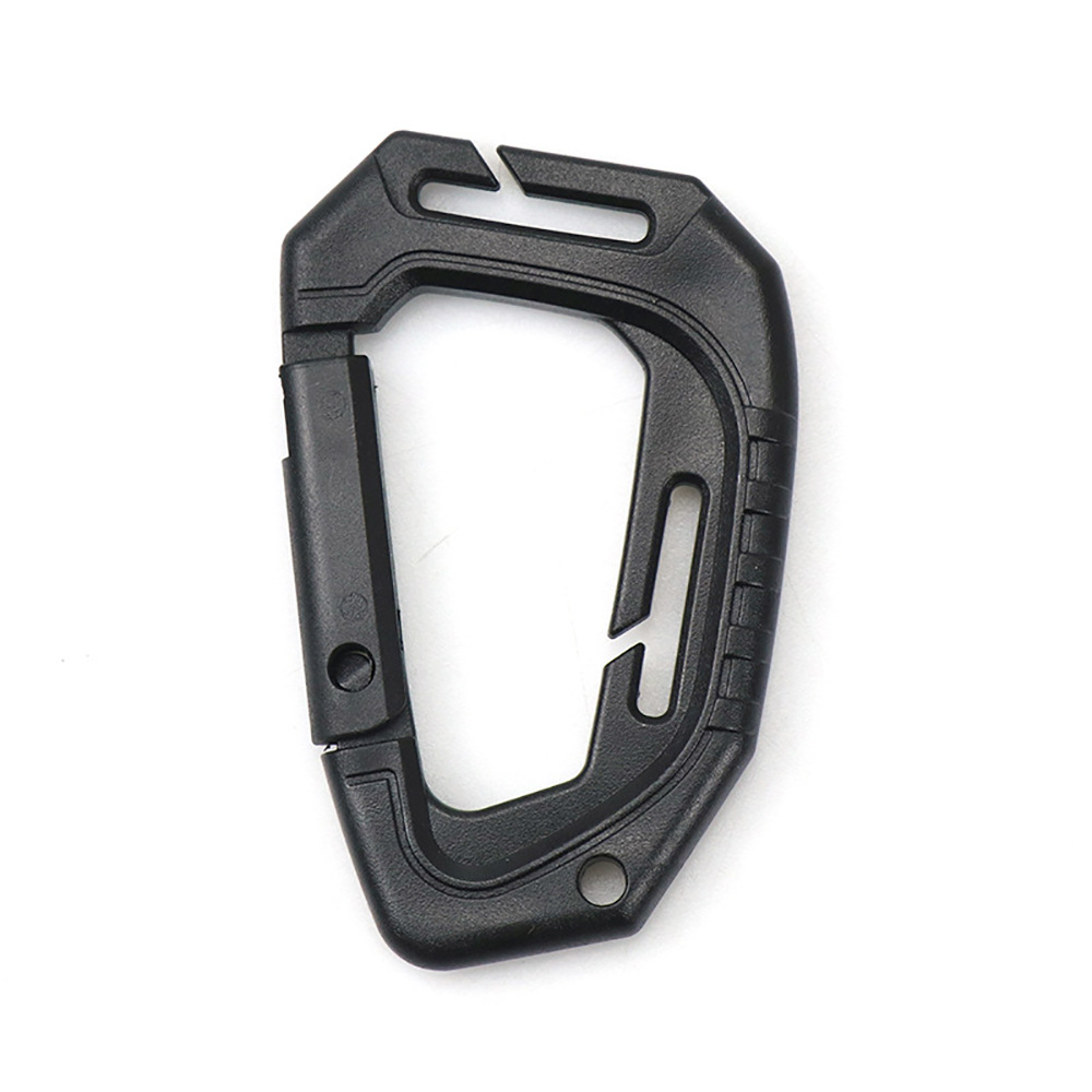 Picture of Plastic Steel D-Shaped Carabiner Outdoor Backpack Quick Release Buckle Portable Camping Style Equipment Mountaineering Key Chain Outdoor Quick Release Buckle
