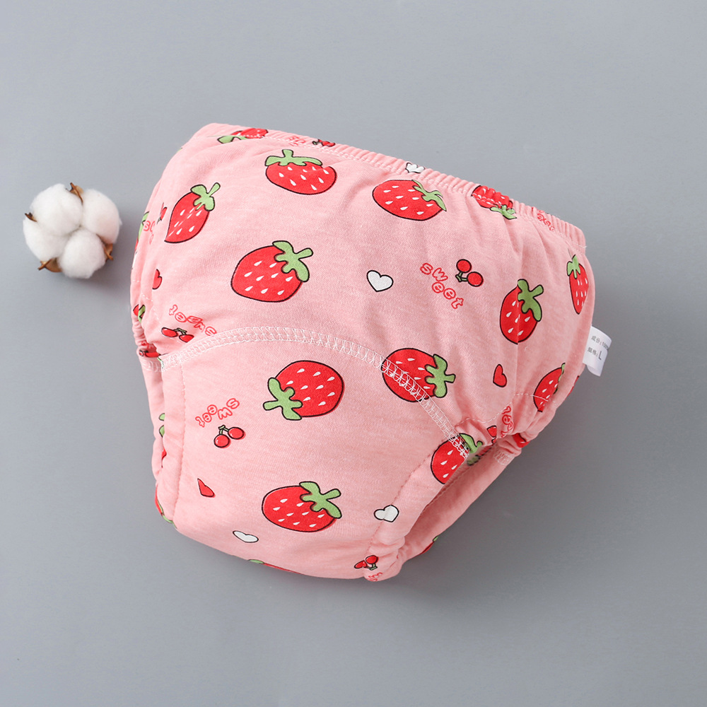Picture of Baby Training Pants Washable 6-Layer Gauze Diaper Bag Learning Pants Baby Cloth Diaper Pants Breathable Diaper Pants Spring and Summer