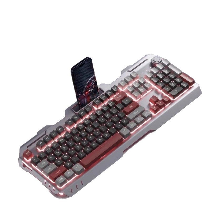 Picture of Boys Keyboard Mouse Headset Three-piece Set Wired Internet Cafe Desktop Computer Keyboard Mouse Mechanical Electric Sports Game Special