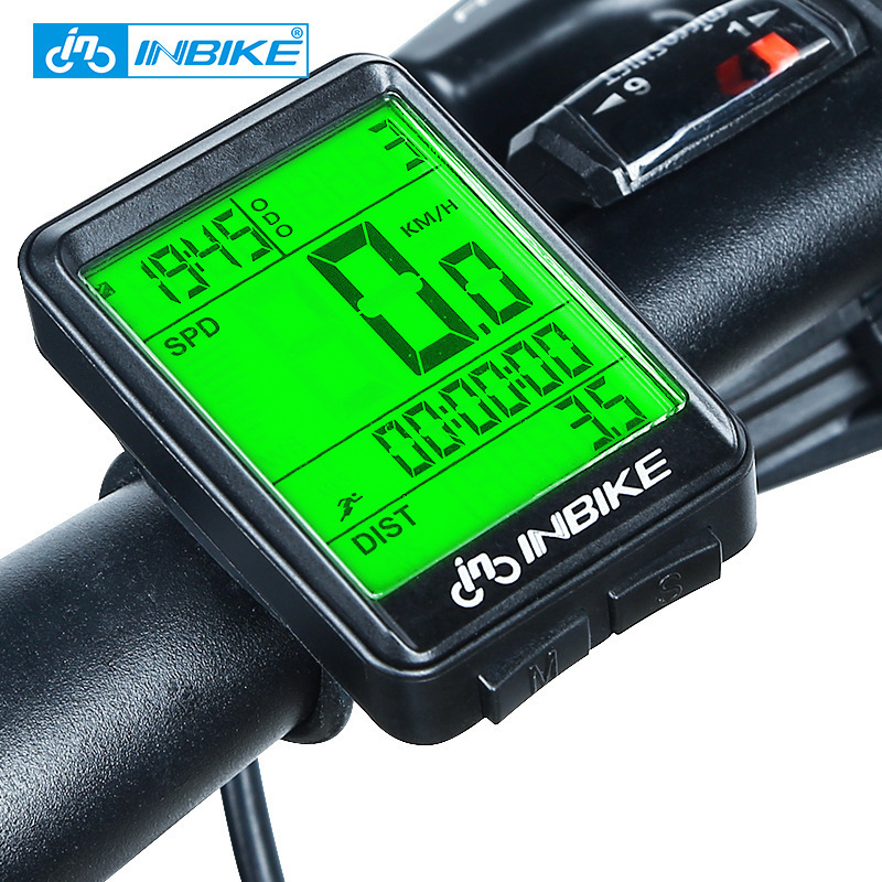 Picture of INBIKE Bicycle Code Table Riding Wireless English Mountain Bike Speed Meter Cross-border Special for Road Bike Odometer