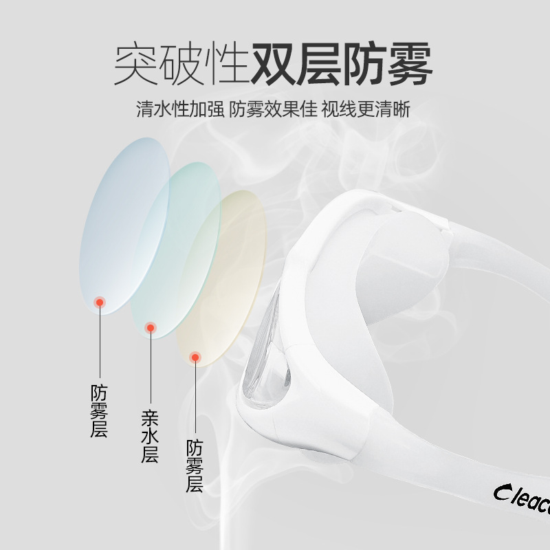 Picture of Liku Myopia Goggles High-definition Anti-fog Waterproof Unisex Goggles Electroplated Swimming Equipment