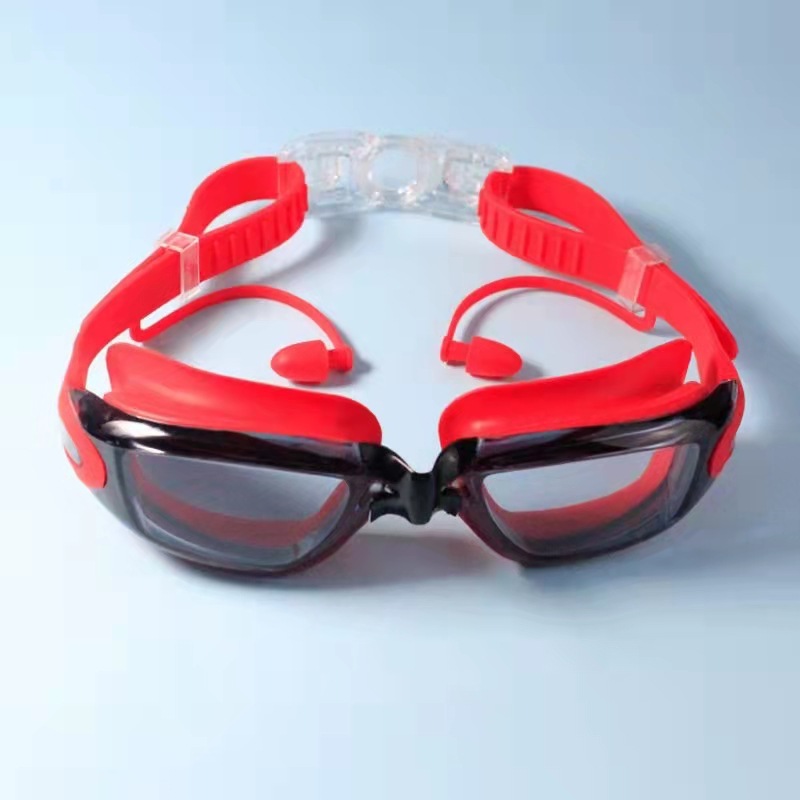 Picture of in stock factory direct wholesale adult anti-fog swimming goggles myopia swimming goggles racing swimming glasses silicone swimming goggles