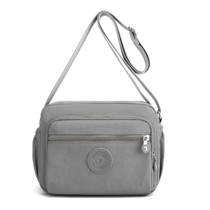 Picture of Fashionable Simple Women's Shoulder Bag Large Capacity Outdoor Shopping Bag Lightweight Waterproof Nylon Cloth Bag Crossbody Bag
